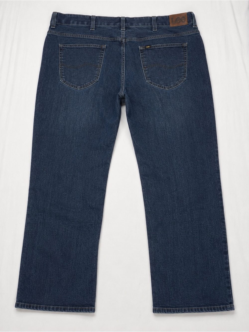 Lee Mens 46X29 Straight Fit Tapered Leg Jeans Blue Extreme Motion Stretch